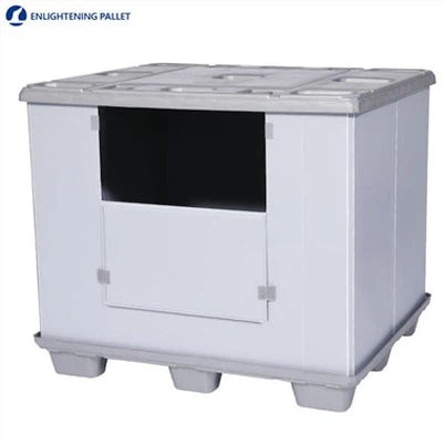 Scatola di pallet in plastica pieghevole